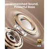 Soundcore AeroClip, Auriculares De Oreja Abierta Con 12mm De Diámetro De Sonido Y Llamadas Claras Con 4 Micrófonos, Niebla De Champán