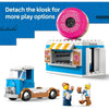 LEGO City Camión de Donas - Juguete de Construcción para Niños, Incluye Minifiguras de Proveedores y Clientes con Accesorios Divertidos