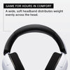 Sony INZONE H3, auriculares para juegos con micrófono, controles ergonómicos, diadema suave y almohadillas de nailon suave