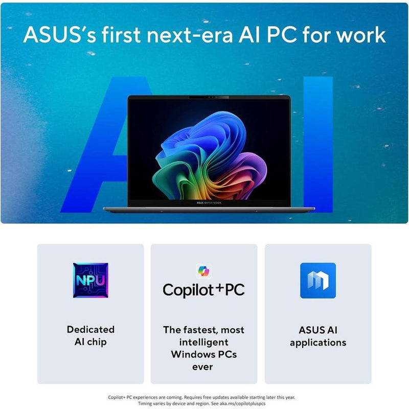 Asus Expertbook P5 Intel Core Ultra 7 32GB RAM 1TB SSD 144Hz Pantalla 14" Lector De Huellas