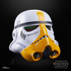 STAR WARS The Black Series The Mandalorian Artillery Stormtrooper - Casco electrónico premium, juego de rol coleccionable