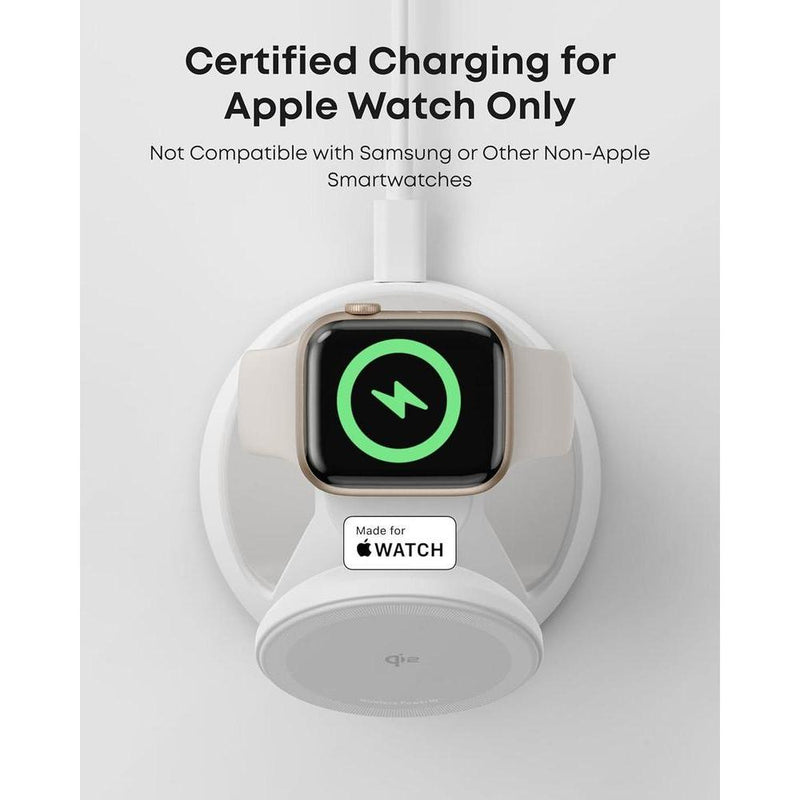 Anker MagSafe Cargador Compatible, Estación de Carga 3 en 1 MagGo, Soporte de Carga Nano para iPhone, Apple Watch y AirPods