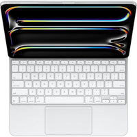 Apple Funda con teclado mágico para iPad Pro con trackpad integrado y fila de funciones, en color blanco