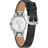 Citizen Eco Drive Maléfica Charm Box Set, Disney Villains, correa de cuero negro, Tono-plateado, Classic