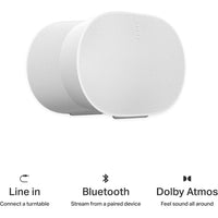 Sonos Era 300, altavoz inteligente con Alexa y Dolby Atmos, Blanco, paquete de 2, diseño moderno para un sonido envolvente