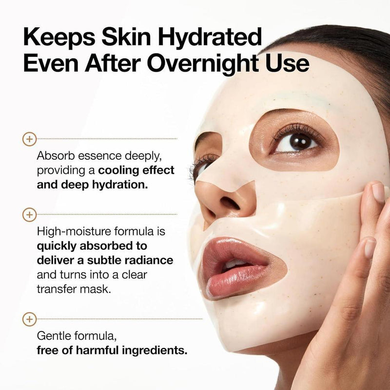 ANUA Rice 70 Máscara de Colágeno Facial Nocturna, Hidratante y Reafirmante para Piel Luminosa