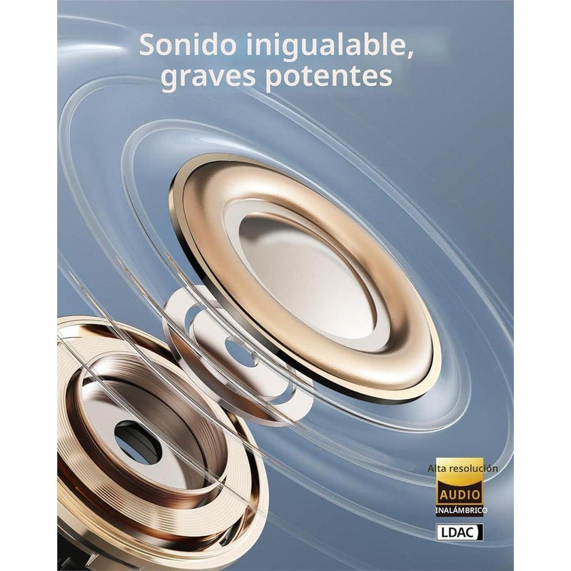 Auriculares Soundcore Aeroclip, Oreja Abierta, Llamadas Claras Con IA, Ajuste Seguro, 12mm, Bluetooth