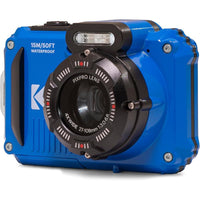 KODAK PIXPRO WPZ2 Cámara digital impermeable, resistente a golpes y polvo con WiFi, 16MP, zoom óptico 4X y video Full HD