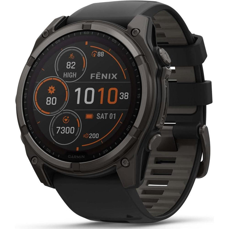 Garmin Fenix 8 Smartwatch Multideporte Con Carga Solar, Zafiro, Titanio Y GPS, Incluye Auriculares Wearable4U 51 Mm 32 Gb