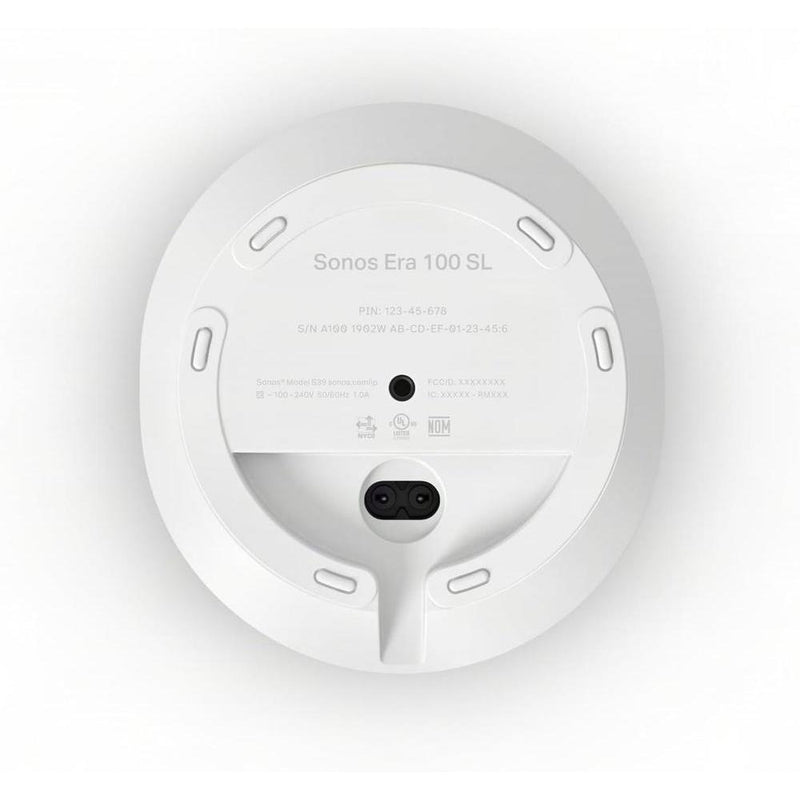 Altavoz Sonos Era 100 SL Blanco, compacto sin micrófono con conectividad WiFi y Bluetooth, ideal para cualquier sistema Sonos