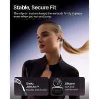 SHOKZ OpenDots ONE - Auriculares inalámbricos Bluetooth de oreja abierta con micrófono, seguro y ligero, audio Dolby Premium, resistente al agua