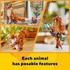LEGO Creator 3 en 1 Animales del Bosque, construye un zorro, búho o ardilla, para niños a partir de 9 años