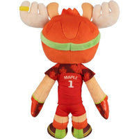 Jazwares FIFA World Cup 2026 Canadá - Peluche oficial Maple the Moose con uniforme rojo, juguete coleccionable para fanáticos