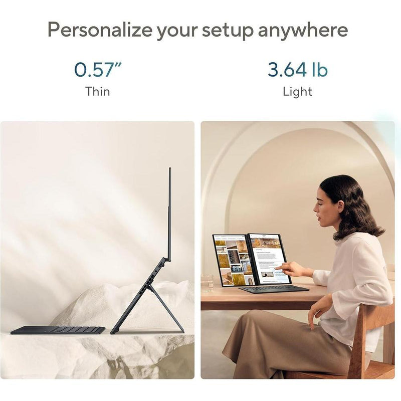 Asus Zenbook Duo Dual Oled Con Pantalla Táctil, Intel Core Ultra 7, 32gb Ram, 1tb Ssd, Windows 11 Home - Gris