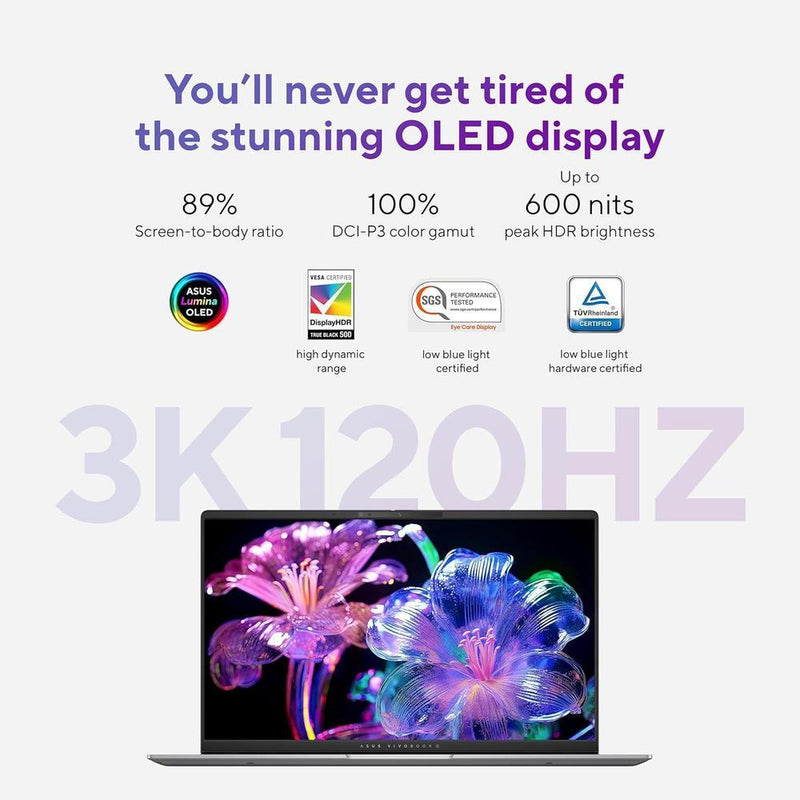 Asus Vivobook S 15 Laptop, Snapdragon X Elite, 16gb Ram, 1tb Ssd, Windows 11 Home