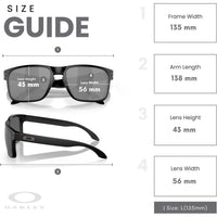 Oakley Holbrook Asian Fit - Gafas de sol hombre con kit de cuidado y correa de seguridad incluidas para mayor protección