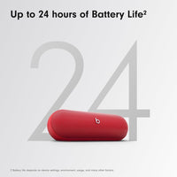 Beats Pill - Altavoz Bluetooth portátil con batería de larga duración, resistente al agua y compatible con Apple y Android