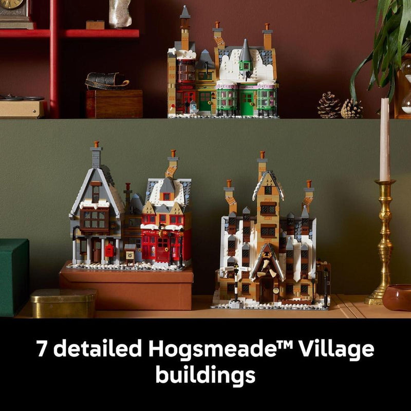 LEGO Harry Potter Hogsmeade Village Edición Coleccionista para Adultos con 7 Edificios y 12 Minifiguras