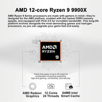 PC de escritorio para juegos MSI Aegis ZS2 con AMD Ryzen 9 9900X, 32GB RAM, 4TB SSD, GeForce RTX 5070, refrigeración líquida
