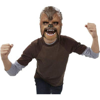 Máscara electrónica de Chewbacca de Star Wars con sonidos Wookiee FX para disfrutar en juegos de rol y diversión temática