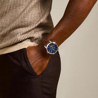 Reloj automático Fossil Townsman para hombre con diseño esqueleto en acero inoxidable y cuero elegante