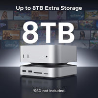 UGREEN Dock con Soporte DP Hub para Mac mini M4/M4 Pro 2024, SSD M.2 NVMe, Conectividad 10G, 4K, USB A/C, SD/TF, Audio