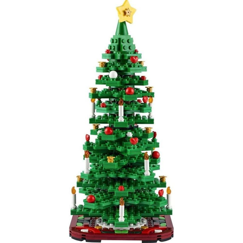 LEGO Árbol de Navidad, juguete de construcción para niños y niñas a partir de 12 años, mini decoración navideña para el hogar