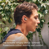 Beats PowerBeats Fit - Auriculares inalámbricos de entrenamiento con cancelación de ruido y ajuste seguro, resistente al sudor y agua