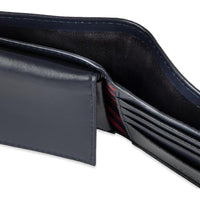 Billetera Tommy Hilfiger para hombre diseño clásico de cuero auténtico