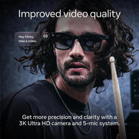 Gafas inteligentes Ray-Ban Meta con cámara 12 MP, traducción en tiempo real, llamadas manos libres, duración extendida de batería