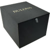 Bulova Reloj Marine Star de cuarzo plateado de acero inoxidable para hombre, correa de cuero y silicona, resistente al agua