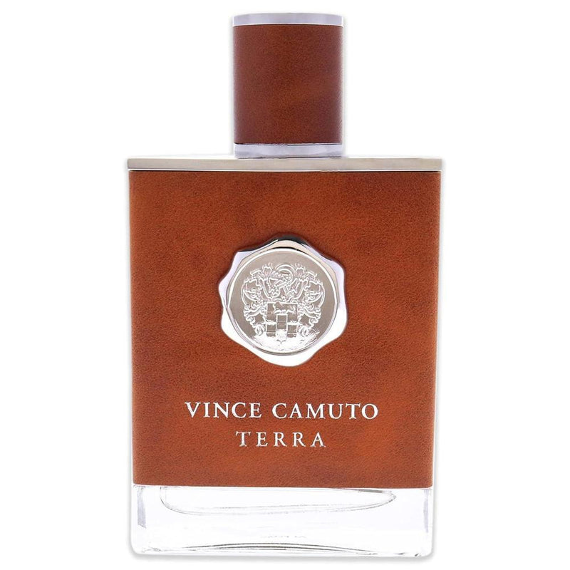 Vince Camuto Terra Eau de Toilette Spray para hombre, fragancia robusta y fresca
