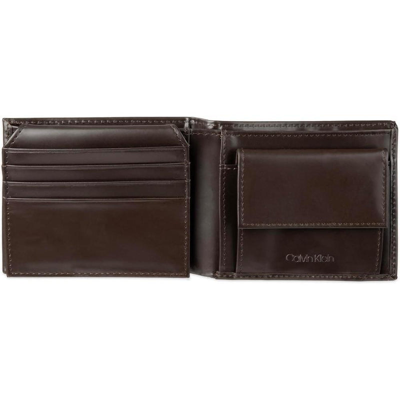 Conjunto de billetera minimalista y tarjetero Calvin Klein para hombre con tecnología RFID para protección