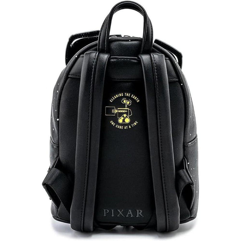 Loungefly POP Disney Pixar Wall-E Eve Earth Day, bolsa de hombro con correa doble para mujer, diseño multicolor vibrante