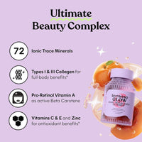 Gomitas con colágeno, biotina, minerales y vitaminas antioxidantes para fortalecer cabello, uñas y piel, sin lácteos ni gluten
