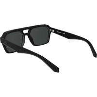 Calvin Klein Jeans CKJ25603S, gafas de sol rectangulares para hombre, color negro mate, tamaño único, estilo ecológico
