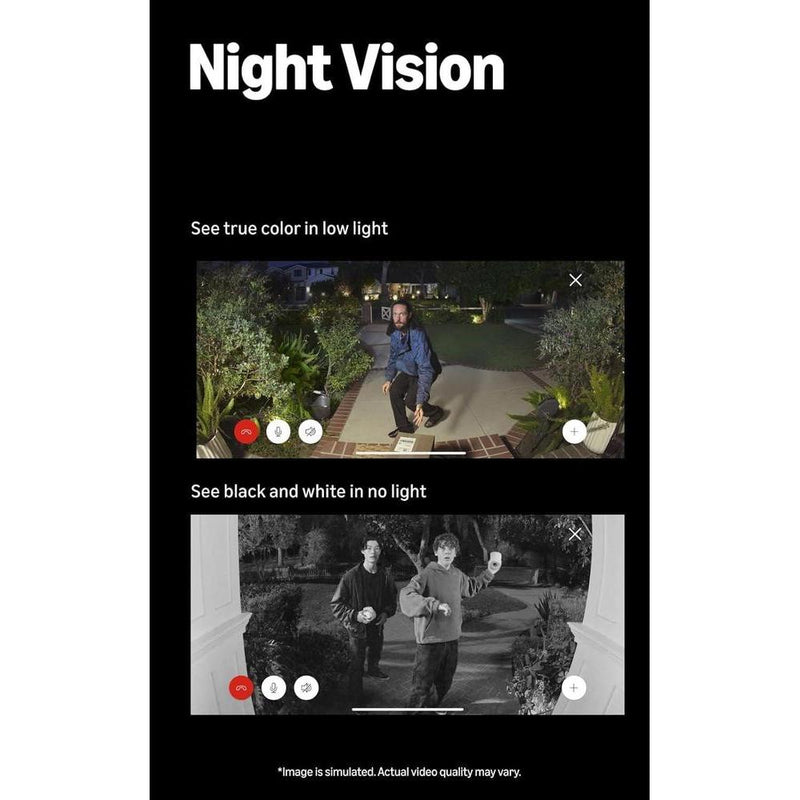 Videotimbre inalámbrico Ring Plus con video Retinal 2K, zoom mejorado 6x, visión nocturna y batería desmontable