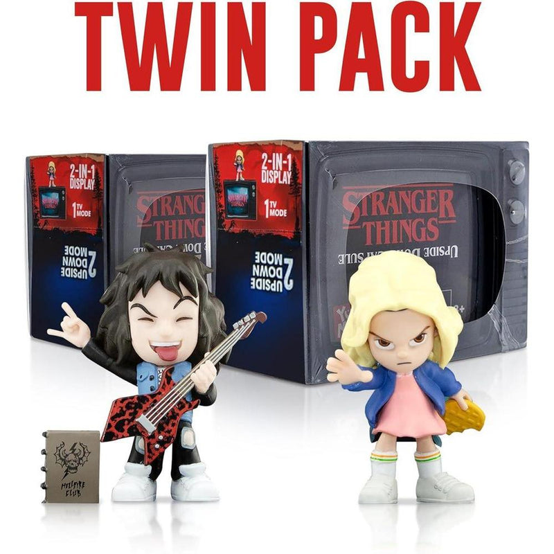 Cápsulas oficiales de Stranger Things Upside Down Serie 1 Paquete 2 figuras acción ciegas, juguetes coleccionables Netflix