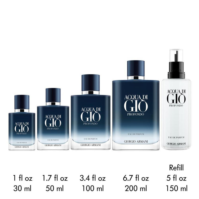 Acqua di Giò Profondo Eau de Parfum, colonia para hombre con aroma fresco de mandarina, lavanda y cedro