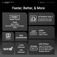 ASUS ROG Crosshair X870E Hero AMD X870E AM5 ATX Placa base con inteligencia artificial y 18+2+2 etapas de potencia