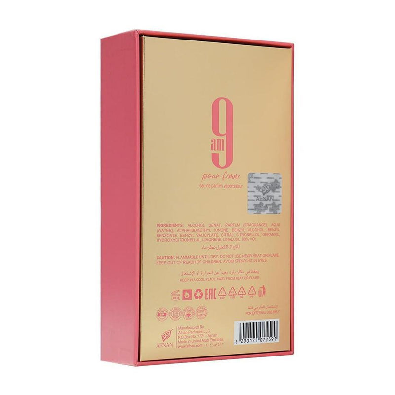AFNAN 9 AM Pour Femme Eau De Parfum