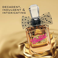 Juicy Couture Viva La Juicy Gold Eau De Parfum, Perfume para Mujer con Notas de Frutos Rojos Jugosos, Jazmín Sambac y Crema de Vainilla - Frutal y Dulce, EDP Spray