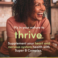 Nature's Bounty Vitaminas del Complejo Súper B con Vitamina C y Ácido Fólico para energía celular e inmunidad