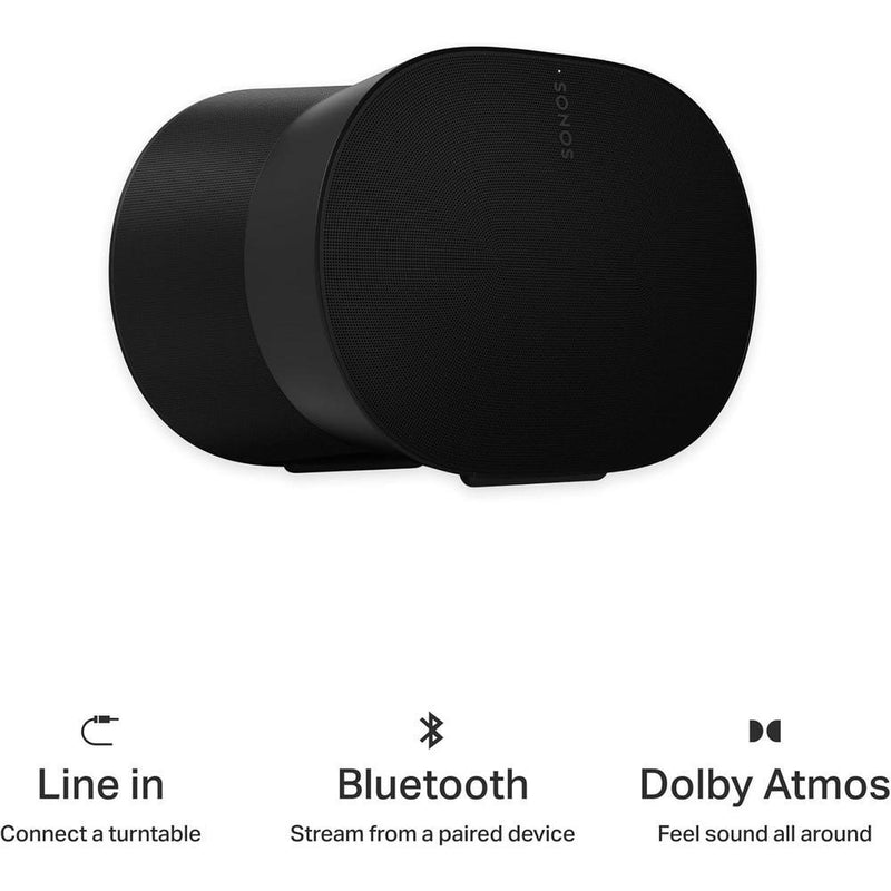 Sonos Era 300 Negro, altavoz inteligente inalámbrico con Alexa y Dolby Atmos para audio espacial de alta calidad, paquete de 2