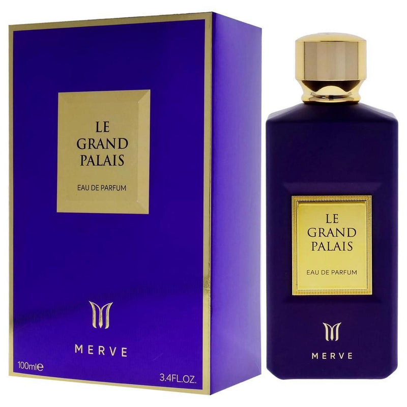 Merve Le Grand Palais para mujer, Eau de Parfum, una fragancia majestuosa con notas de frutas y maderas