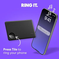 Tile Slim por Life360, rastreador Bluetooth para billeteras, pasaportes y más. Compatible iOS y Android, incluye función SOS