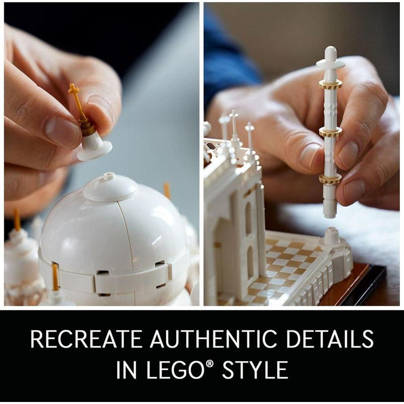 LEGO Architecture Taj Mahal 21056 Set de Construcción - Monumento para Exhibición y Decoración en Hogar