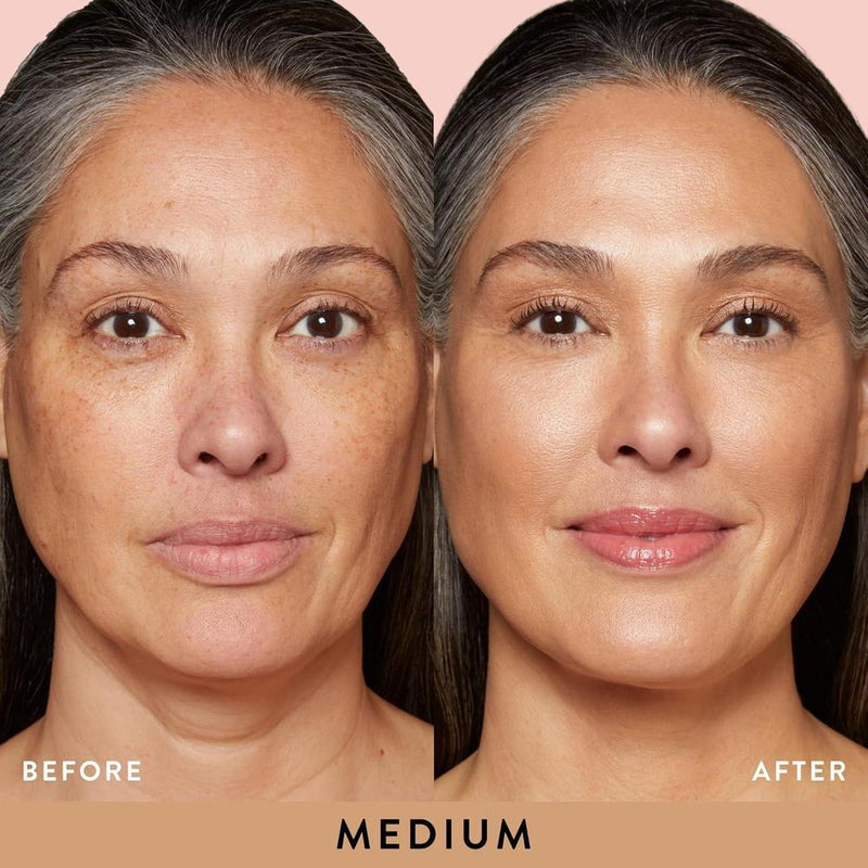 Base Iluminadora Laura Geller Baked Balance-N-Glow Mediano Cobertura de Ligera a Transparente Satinado