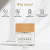 ARLYN White & Black Eau de Parfum, fragancia de larga duración para hombre, vegana y libre de crueldad con notas cítricas y amaderadas