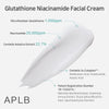 APLB Glutatión Niacinamida Crema Facial con LIPO GLUTA NIAC CEN, cuidado coreano de la piel, profunda hidratación y elasticidad mejorada